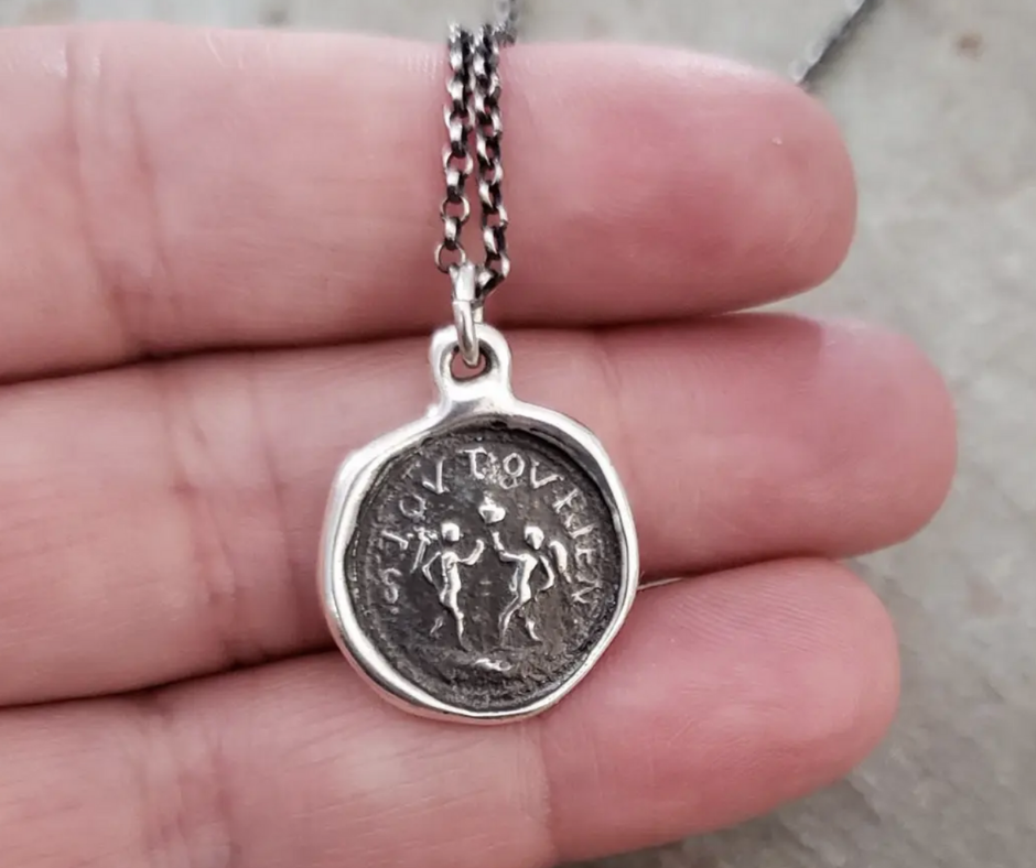 Burning Love French Wax Seal Necklace - Adoration