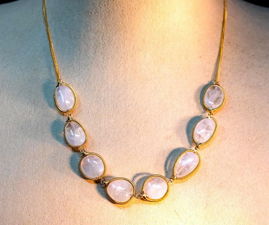 Large Moonstone Necklace