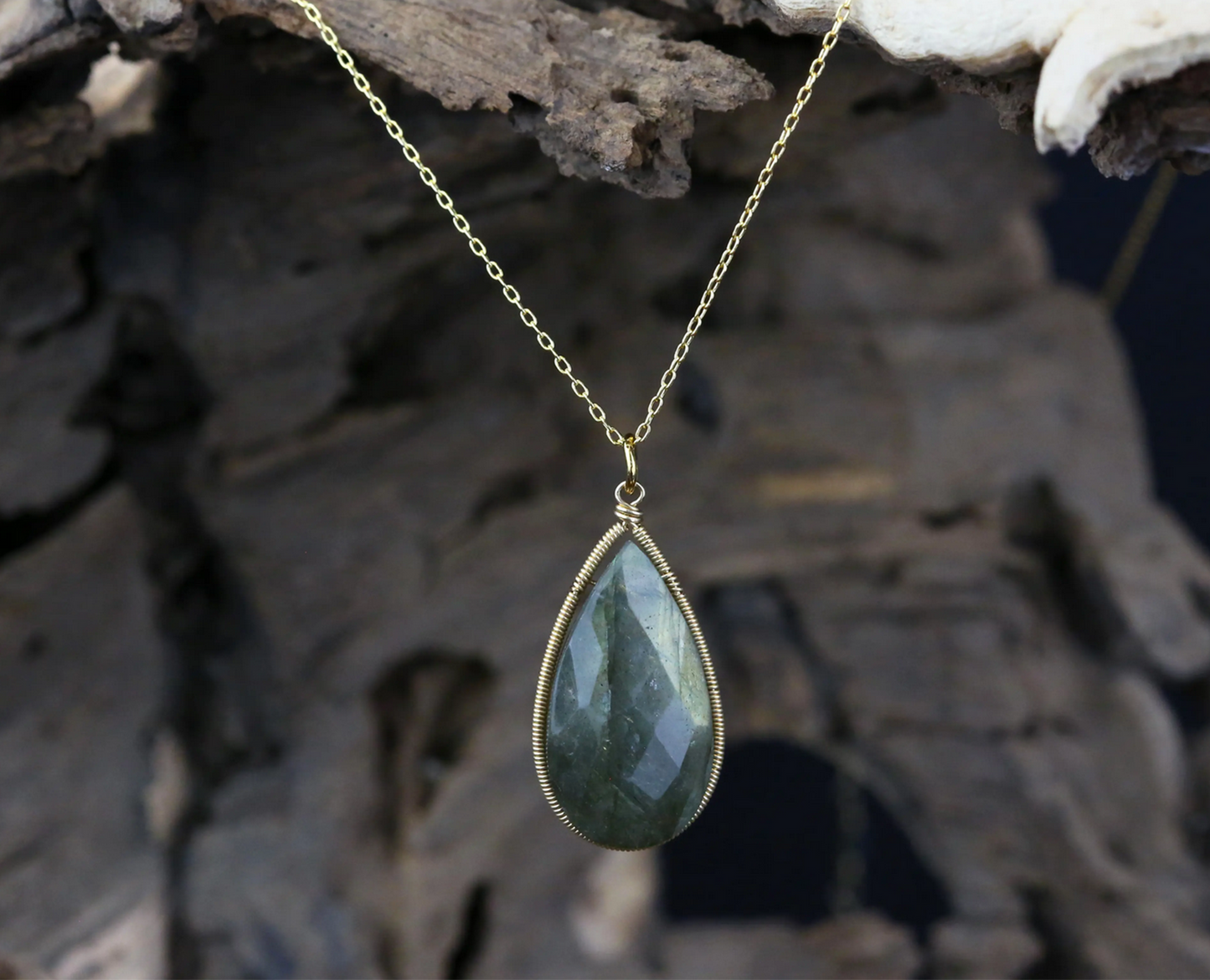 Large Labradorite Necklace