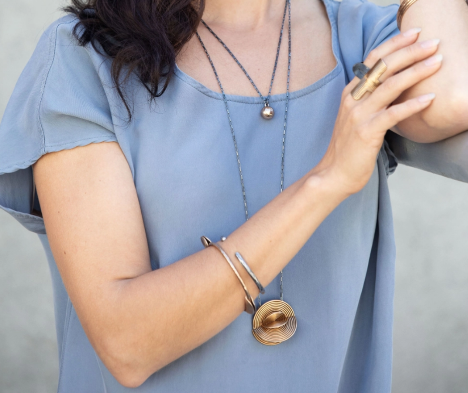 ASA Pendant Necklace - Bronze
