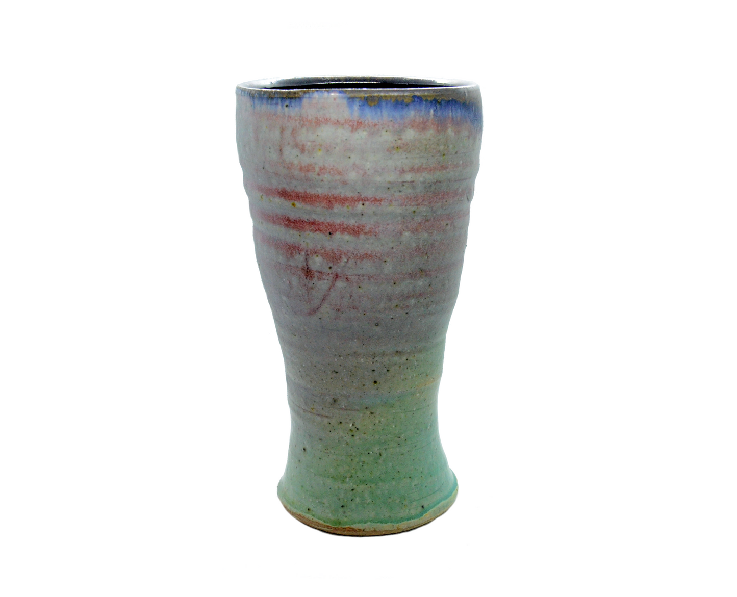 Copper Blue/Red Vase