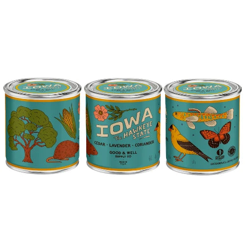 IOWA STATE Candle