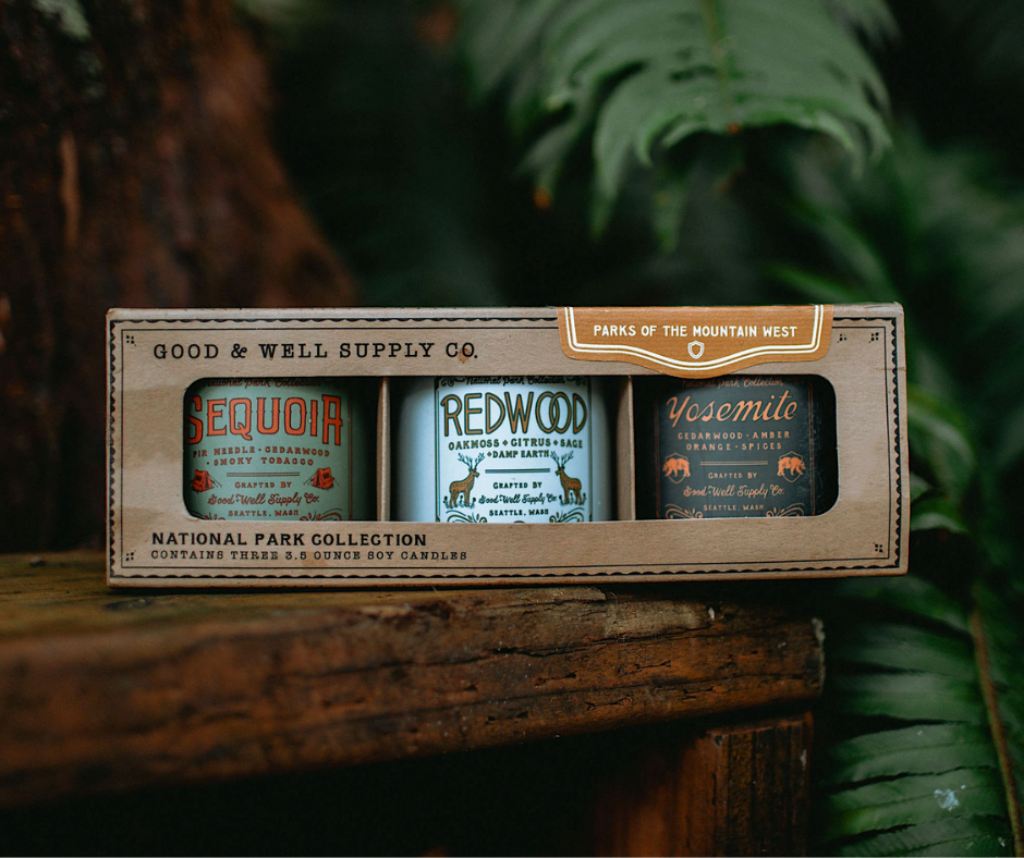 Parks of the Mountain West Region Set - National Park Collection