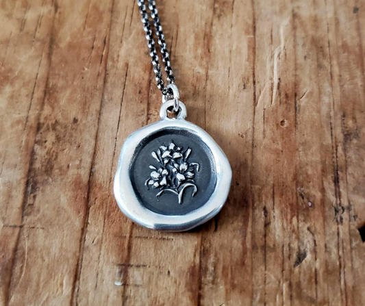 Lily Wax Seal Necklace