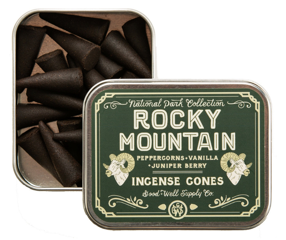 ROCKY MOUNTAIN National Park Incense Cones
