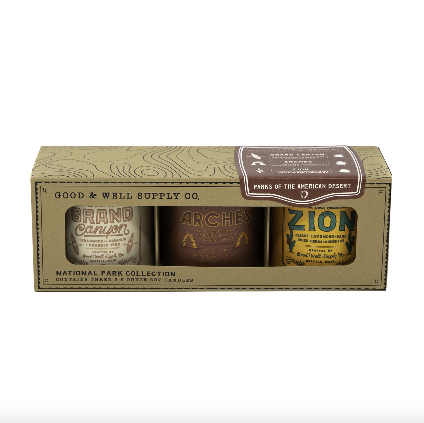 Parks of the American Desert Region Set - National Park Collection