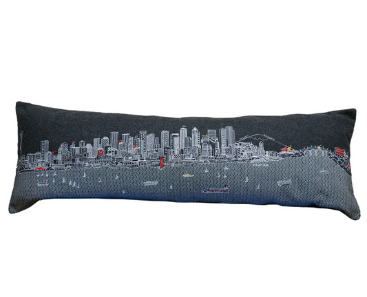 King Seattle Pillow 46" x 14" - Gray