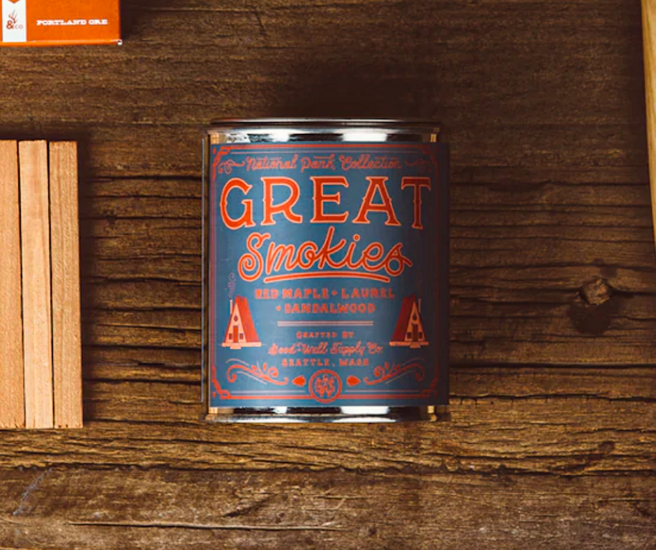 GREAT SMOKIES National Park Candle