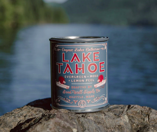 LAKE TAHOE Deepest Lakes Candle