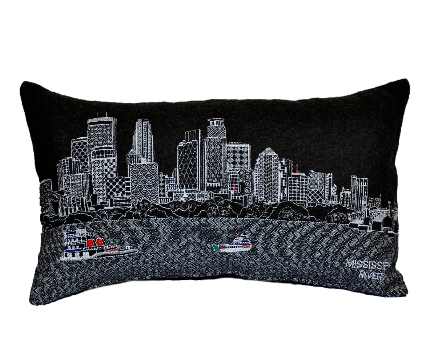 Prince Minneapolis Pillow 24" x 14" - Gray