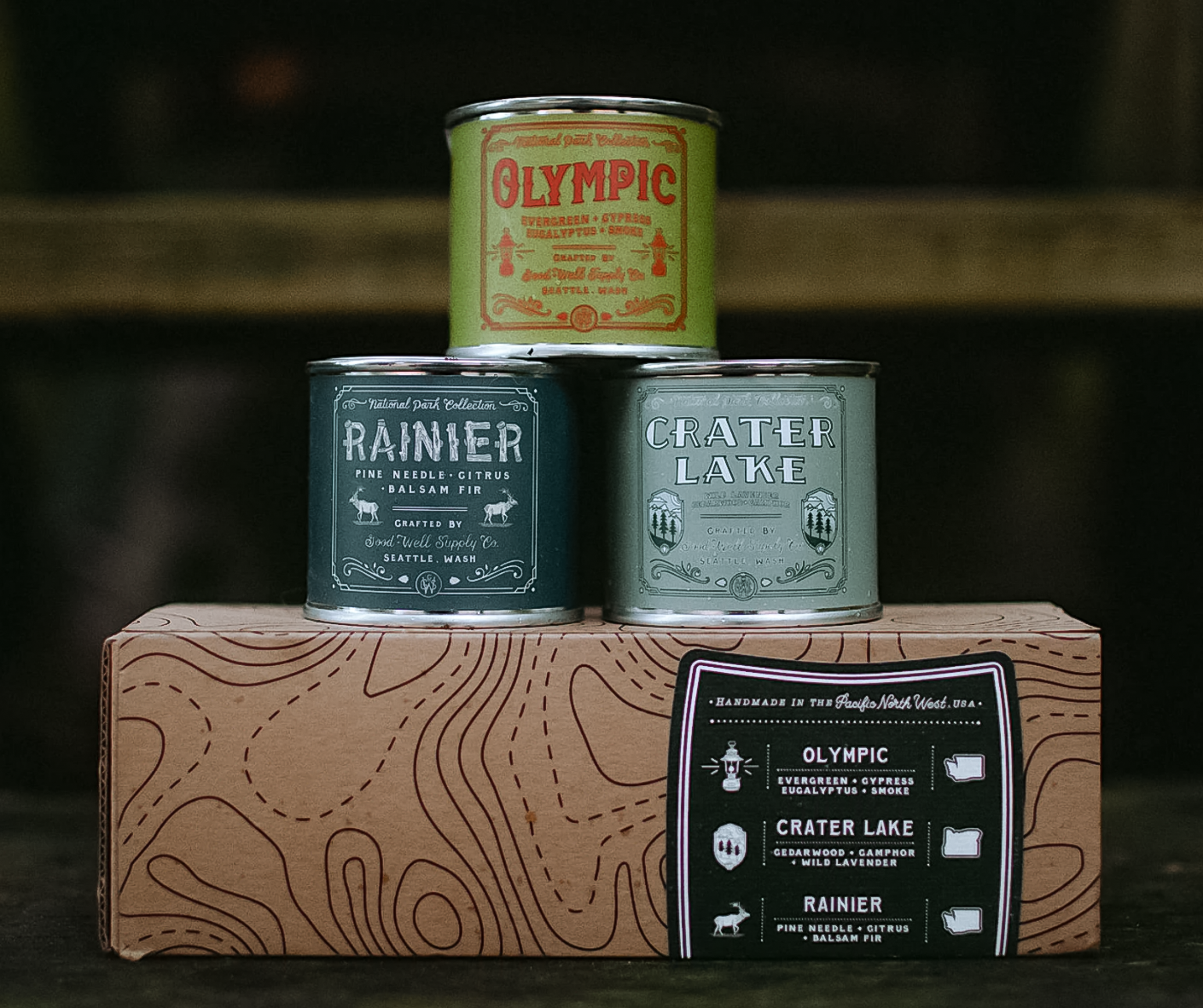 Parks of the Pacific Northwest Region Set - National Park Collection